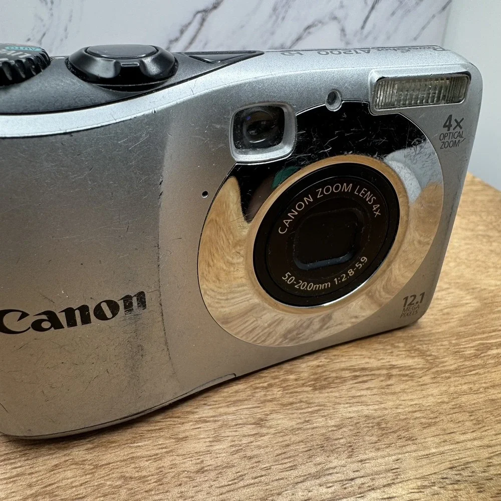 Canon PowerShot A1200 HD 12.1MP Digital Camera Silver Tested READ